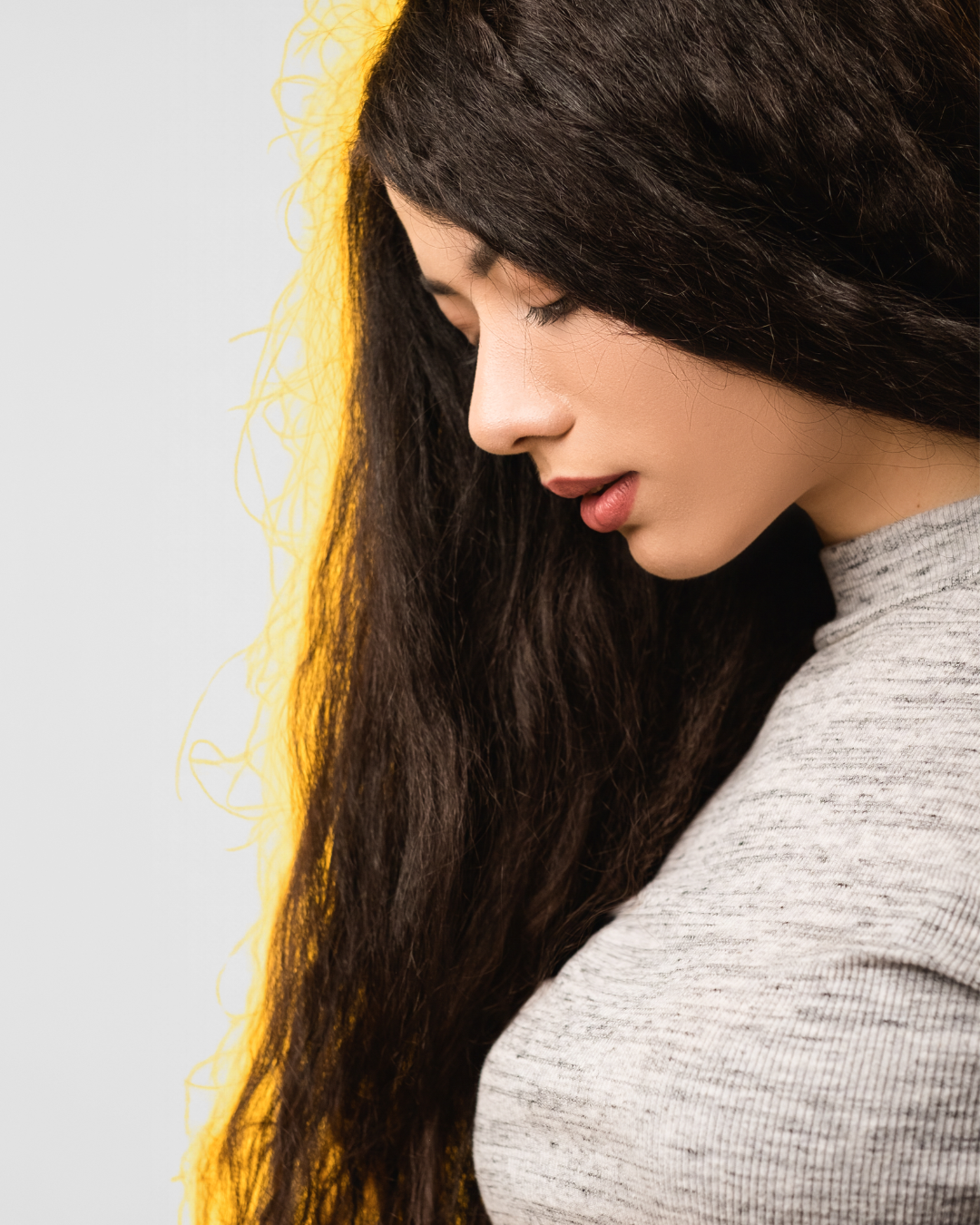 Cabello con resequedad y frizz